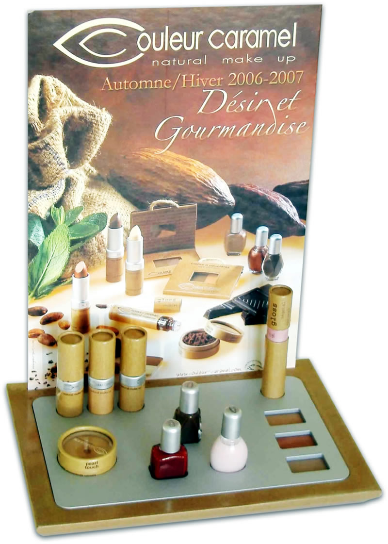 espositore banco cosmesi